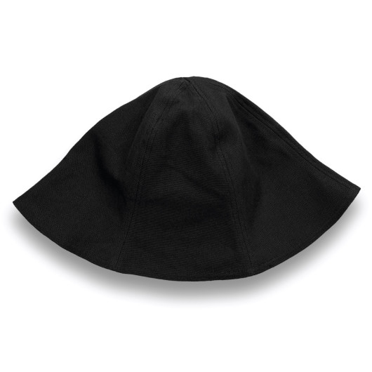 Black Fold Flat Bucket Hat
